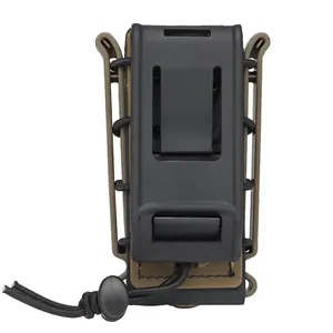Kantong Magazin Taktis LAMBUL <span class=keywords><strong>Molle</strong></span> 9mm, Sarung Magazin Cepat, Tempat Penyimpanan Senjata, Aksesoris Berburu - Product Image 3