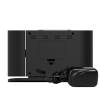 Réveil à projection BALDR avec grand écran LCD, horloge de bureau numérique avec température