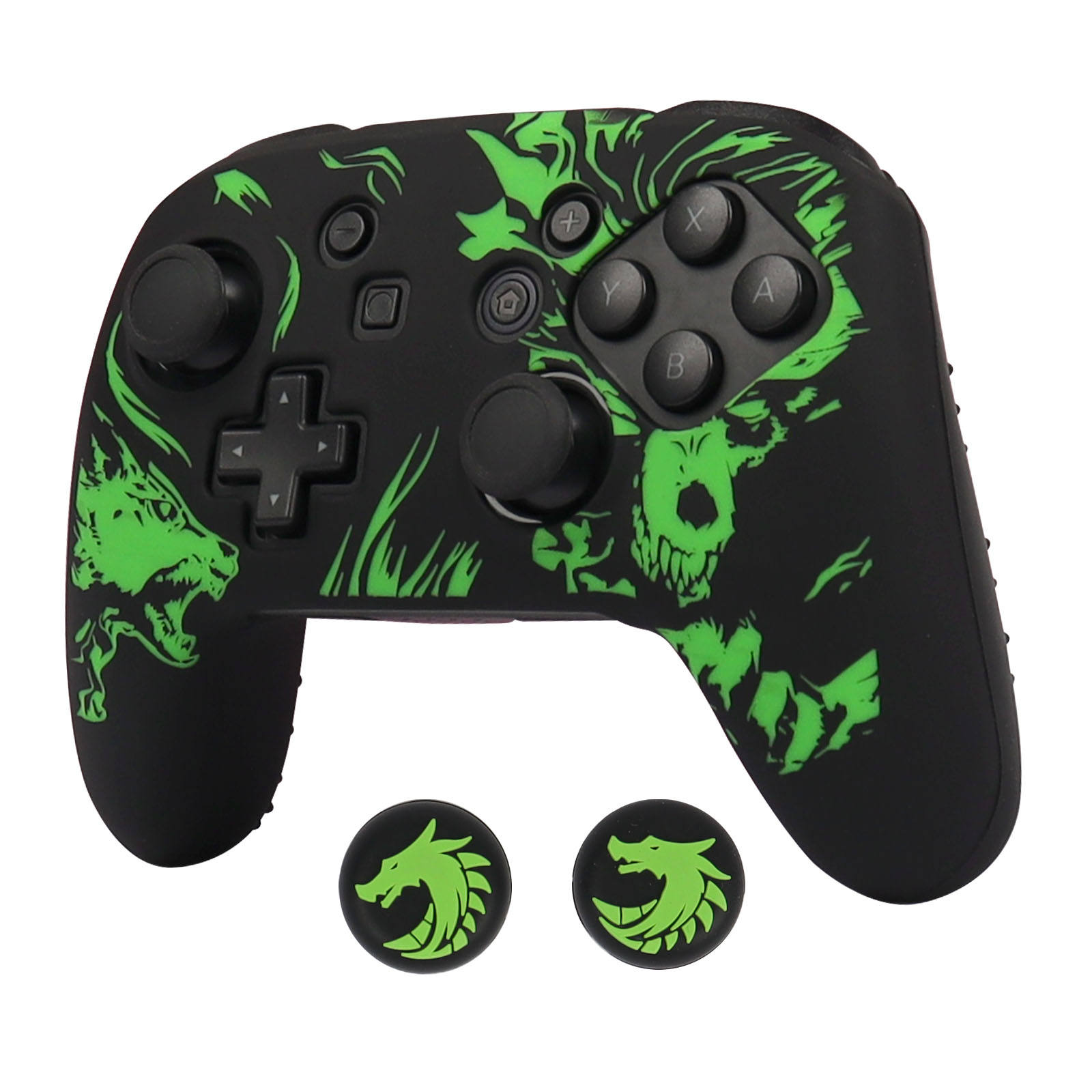 Green Silicone Cover For Nintendo Switch Pro Controller RALAN Soft