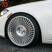 Velg Mobil Penumpang 5*112 5*120 Forged 22 23 24 Inch, Multi Spoke, Floating Caps untuk G-Class AMG SLS S400 E-class