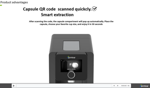 เครื่องชงกาแฟเอสเพรสโซควบคุมด้วยแอปแบบพกพาหน้าจอสัมผัสอัจฉริยะสำหรับใช้ในครัวเรือนเครื่องทำกาแฟแคปซูลสำหรับสำนักงานโรงแรม - Product Image 4