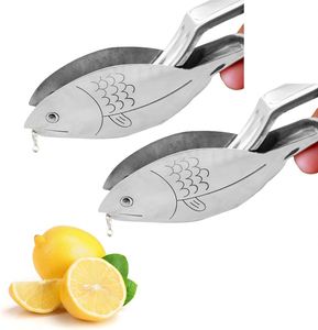 Exprimidor Manual de Cítricos en Forma de Pez, Diseño Ergonómico de Acero Inoxidable para Cocina, en Oferta - Product Image 1
