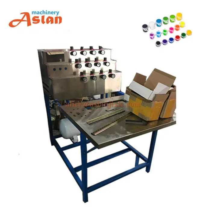 Paint capping filling machine/ acrylic watercolor paint filling machine/ 1ml paint liquid filling sealing production line