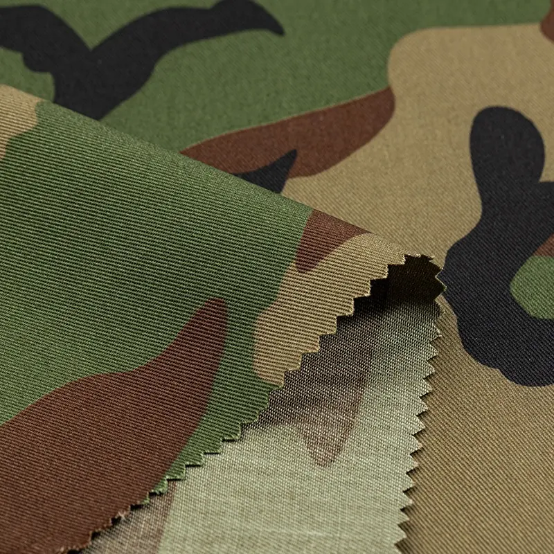 New product digital custom 65 polyester 35 viscose material camouflage uniform fabric