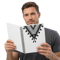 Carnet à spirale Kufiya à lignes, pour l'école, l'université, les enseignants, les étudiants, cadeau, carnet de notes pour les acheteurs