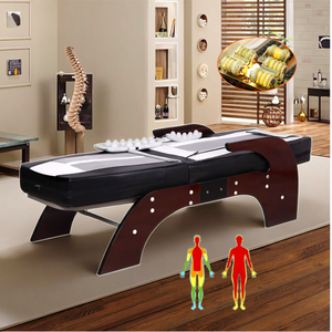 Pop Relax Beste Koreanische Chiropraktik-Massageliege mit Wirbelsäulentraktion, Infrarot-Wärmetherapie und automatischen Turmalin- & Jade-Thermorollen - Product Image 1