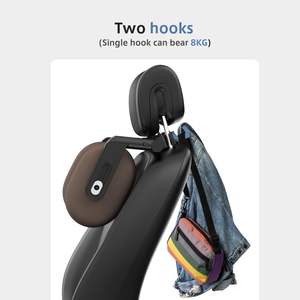 Universel 360 °   Oreiller de siège de voiture réglable à 3 positions, <span class=keywords><strong>coussin</strong></span> en mousse à mémoire de forme et en soie glacée pour Honda Ford <span class=keywords><strong>BMW</strong></span> - Product Image 6