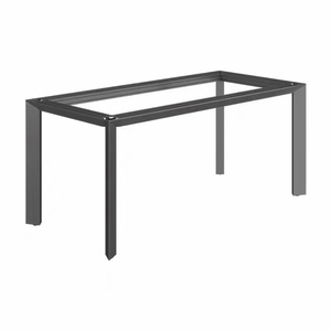 Mesa de comedor de Metal de aluminio moderna portátil, patas de mesa, placa superior angular para muebles, mayorista de patas de mesa derribadas - Product Image 1