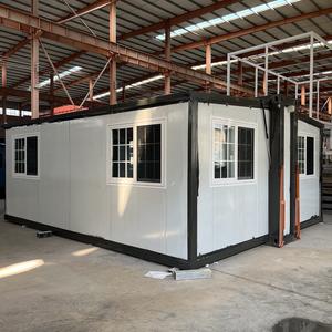 Casa contenedor plegable portátil prefabricada desmontable pequeña casa para quiosco de comida rápida salón de oficina refugio de emergencia sobre ruedas - Product Image 2