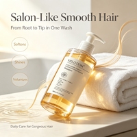 Shampoo réparateur à l'essence de peptide VC Hilotion pour cheveux secs et ternes, anti-casse, végan, sans cruauté, sans silicone, OEM, étiquette privée