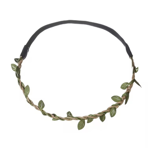 Diadema Personalizada con Guirnalda de Hojas Verdes Estilo Bosque <span class=keywords><strong>para</strong></span> <span class=keywords><strong>Niñas</strong></span>, Diadema con <span class=keywords><strong>Flores</strong></span> <span class=keywords><strong>para</strong></span> Bodas, Festivales, Vacaciones y Fiestas de Hadas - Product Image 6