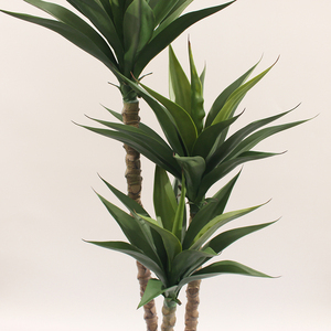 Planta suculenta Artificial de hoja perenne de alta simulación <span class=keywords><strong>Agave</strong></span> Sisal Faux Yucca planta <span class=keywords><strong>en</strong></span> <span class=keywords><strong>maceta</strong></span> para decoración de patio trasero - Product Image 5