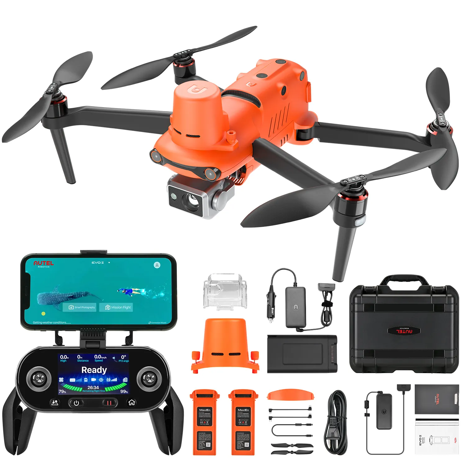 autel evo 2 dual 640t Professionnel Folding Drones 8K Video With camera Remote Controller For Adults autel evo 2 dual 640T RTK