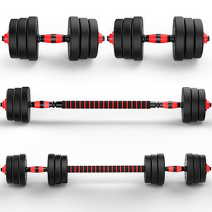 Haltères multicolores 2 en 1, <span class=keywords><strong>10KG</strong></span> 15KG 20KG 30KG 40KG, matière de Protection de l'environnement, vente en gros, pièces - Product Image 2