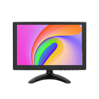 Moniteur tactile compatible avec les systèmes Windows et Linux, écran LCD 10 pouces, contrôle intelligent, résolution 1080P Full HD