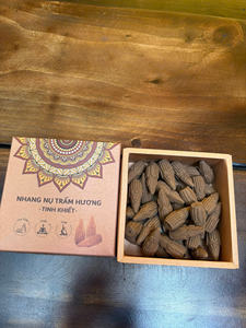 Incienso de Agarwood Puro en Cono Hecho con Polvo de Agarwood 100% Natural, Orgánico, Ecológico, de Larga Duración, Hecho a Mano, para Aromaterapia - Product Image 4