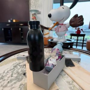 กระติกน้ำนมสแตนเลสสองชั้น สีฟ้าม่วง 304 เก็บอุณหภูมิได้ 6-12 ชั่วโมง พร้อมเซ็นเซอร์วัดอุณหภูมิ เปลี่ยนสีได้ - Product Image 4