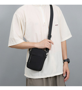 Sac Bandoulière Simple <span class=keywords><strong>Mini</strong></span> Personnalisé avec Logo, Sac Messager Étanche pour Hommes, Sac Poitrine Unisexe d'Extérieur avec Sangle Ajustable - Product Image 6