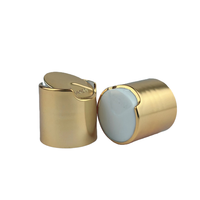 Snelle levering plastic schijfdeksel op voorraad Aluminium PP drukknopdeksel voor cosmetische verpakkingen bulkbestelling