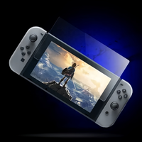 Protection d'écran en verre trempé anti-explosion HD pour console de jeux portable Nintendo Switch Lite OLED, film protecteur