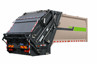 Camion compacteur de déchets de 14-18 m³ avec contrôle intelligent CAN-Bus et compression bidirectionnelle pour les services d'assainissement urbain