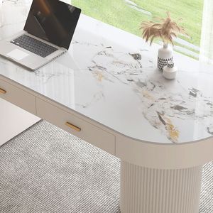 Escritorio Moderno y Sencillo de Alta Gama <span class=keywords><strong>para</strong></span> Jefes, Escritorio de Maquillaje de Lujo <span class=keywords><strong>para</strong></span> Dormitorio, Estilo Panel de Madera, <span class=keywords><strong>Muebles</strong></span> de Oficina <span class=keywords><strong>para</strong></span> Apartamentos Pequeños - Product Image 3