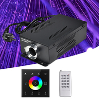 Interrupteur mural tactile, moteur d'éclairage LED à fibre optique, source lumineuse DMX512 maître-esclave pour plafonds étoilés