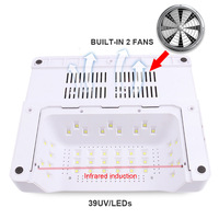 Machine à ongles professionnelle multifonctionnelle 5 en 1 portable avec lampe, alimentation hybride AC/DC, en plastique ABS, pour usage en salon