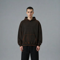 Sweat à capuche personnalisé 400 GSM, coupe oversize, streetwear, design vierge, vente en gros, mode moderne, toucher confortable, qualité supérieure, pour homme
