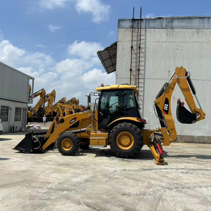 Excellentes performances Excavatrices rétrocaveuses CAT 420F utilisées en vente Poids de fonctionnement de 8 tonnes Les composants principaux incluent le moteur Doosan - Product Image 1
