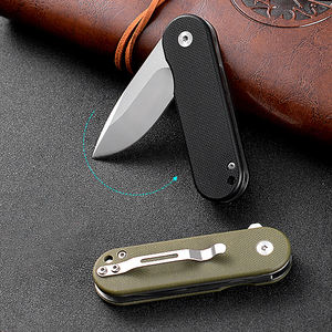 Coltello Multifunzionale in Acciaio Inox, Mini Coltello Tattico per Caccia, Campeggio ed Escursionismo con Manico in G10 - Product Image 2