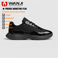 Chaussures de luxe pour hommes, baskets en cuir véritable avec logo personnalisé, pour la marche, fabrication OEM