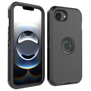Funda Protectora Resistente de Cuerpo Completo para <span class=keywords><strong>iPhone</strong></span> 16E/SE4/ <span class=keywords><strong>iPhone</strong></span> 17E, Diseño Robótico - Product Image 1