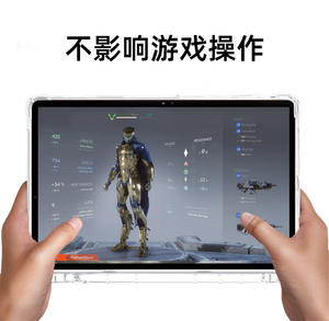 เคสใสกันกระแทก360สีด้าน TPU สำหรับ <span class=keywords><strong>Samsung</strong></span> Galaxy Tab S7 Plus/ S8 Plus/ <span class=keywords><strong>S7FE</strong></span> พร้อมที่ใส่ปากกา Stylus - Product Image 3