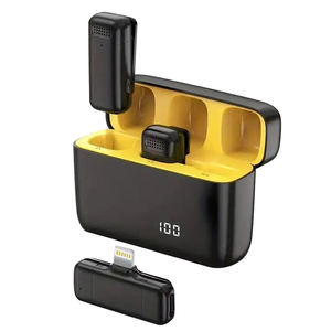 Revers Mini longue portée Microphone <span class=keywords><strong>sans</strong></span> <span class=keywords><strong>fil</strong></span> Podcast Live Streaming Mic <span class=keywords><strong>pour</strong></span> téléphone mobile Youtube Vlogging Android <span class=keywords><strong>Iphone</strong></span> - Product Image 1