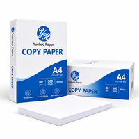 Papier de bureau A4 80 g/m², papier pour imprimante A4, papier pour imprimante A4 - Blanc A4 80 g/m² 210x297 mm, 500 feuilles/rame, 8 rames/carton