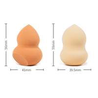 Éponge de maquillage ultra douce en polyuréthane hydrophile en forme de gourde, lavable, pour fond de teint humide ou sec, applicateur de poudre, lotion corporelle