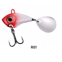 LUTAC Metal MINI VIB Baits Long Casting Whole Treble Hook Spoon Spinner Fishing Lures Hard Lure 30mm/7g