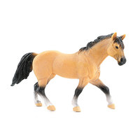 Modèle de cheval en PVC massif, simulation réaliste, taille miniature, Cheval de Quarter, pour les 4-6 ans, figurines d'animaux