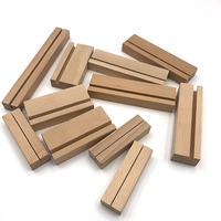 Porte-cartes en bois, porte-cartes postales en bois, support en acrylique pour décoration de fête, petit emplacement pour cartes de Menu de Table