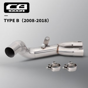 Tubo de enlace medio de escape de motocicleta de acero inoxidable CB1000R para tubo de escape CB1000R <span class=keywords><strong>CB</strong></span> 1000R 2008-2018 - Product Image 3