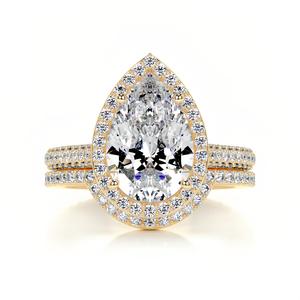 Anillo de Boda Apilable de Lujo Ligero para Mujer, de Alta Gama, Plata de Ley S925, Moissanita de 1 Quilate con Engaste de Bisel - Product Image 5