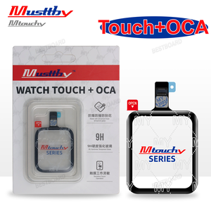 Musttby Serie MY, Cristal Templado OCA con Dureza 9H, Repuesto para Relojes S3/S4/S5/S6/SE/S7/<span class=keywords><strong>S8</strong></span>/S9/S10 de 45/49/41/38/42/44mm - Product Image 6