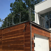 PRIMA Garde-corps vertical moderne en acier galvanisé et acier inoxydable pour extérieur et intérieur avec câble de tension