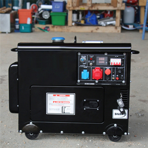 Générateur diesel mobile 220V 380V le moins cher de 3KW, 5KW, 8KW, 10KW, refroidi par eau, pour ferme, avec fonction de soudeuse. - Product Image 1