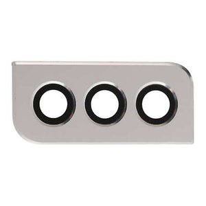 Objectif d'appareil photo avec cadre pour Samsung Galaxy S21 G990F S21 5G G991B Argent - Product Image 1