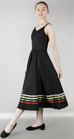 Robe de danse flamenco pour adulte, jupe de ballet de qualité impériale, jupe de pratique longue
