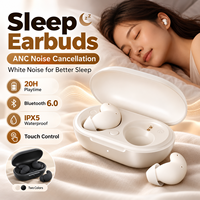 Nouveaux écouteurs intra-auriculaires S1 2026 avec annulation active du bruit (ANC) 38 dB, bruit blanc intégré, autonomie de 5 à 10 heures, Bluetooth 6.0, IPX3