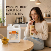 Leverancier van Bubble Tea, Bronfabriek, 2,5 kg Passievruchtensiroop drank voor Melktheewinkels