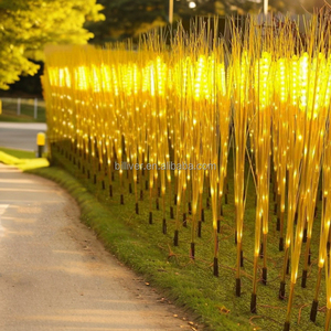 Lampe de jardin extérieure de haute qualité LED lampes artificielles d'oreille de blé de lumière de roseau unique pour lampe de blé <span class=keywords><strong>artificielle</strong></span> de lumière de jardin de plaza - Product Image 1